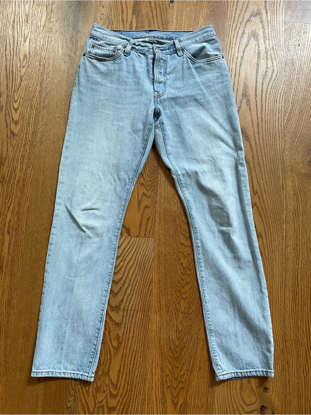Light Blue Women’s Straight-Leg Jeans